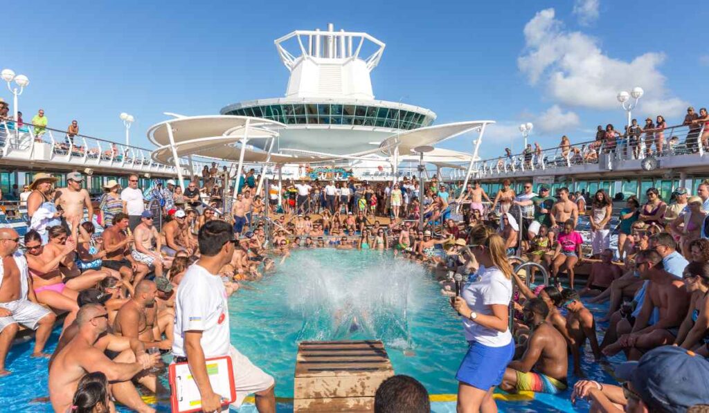 swimming pool on cruise from san francisco to mexico